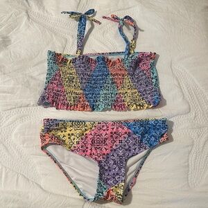 Kenzo Multicolor Patterned Kids Bikini
